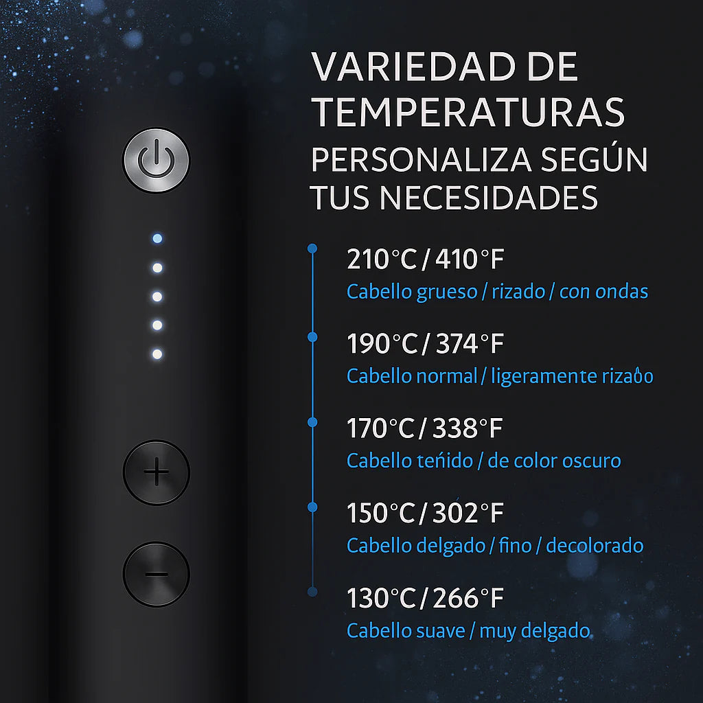 Cepillo Alisador 2 en 1 Glow Pro