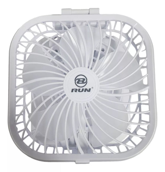 Ventilador Recargable Con Lámpara RUNLED