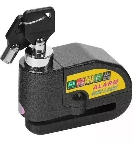 Candado de Disco Con Alarma Para Moto