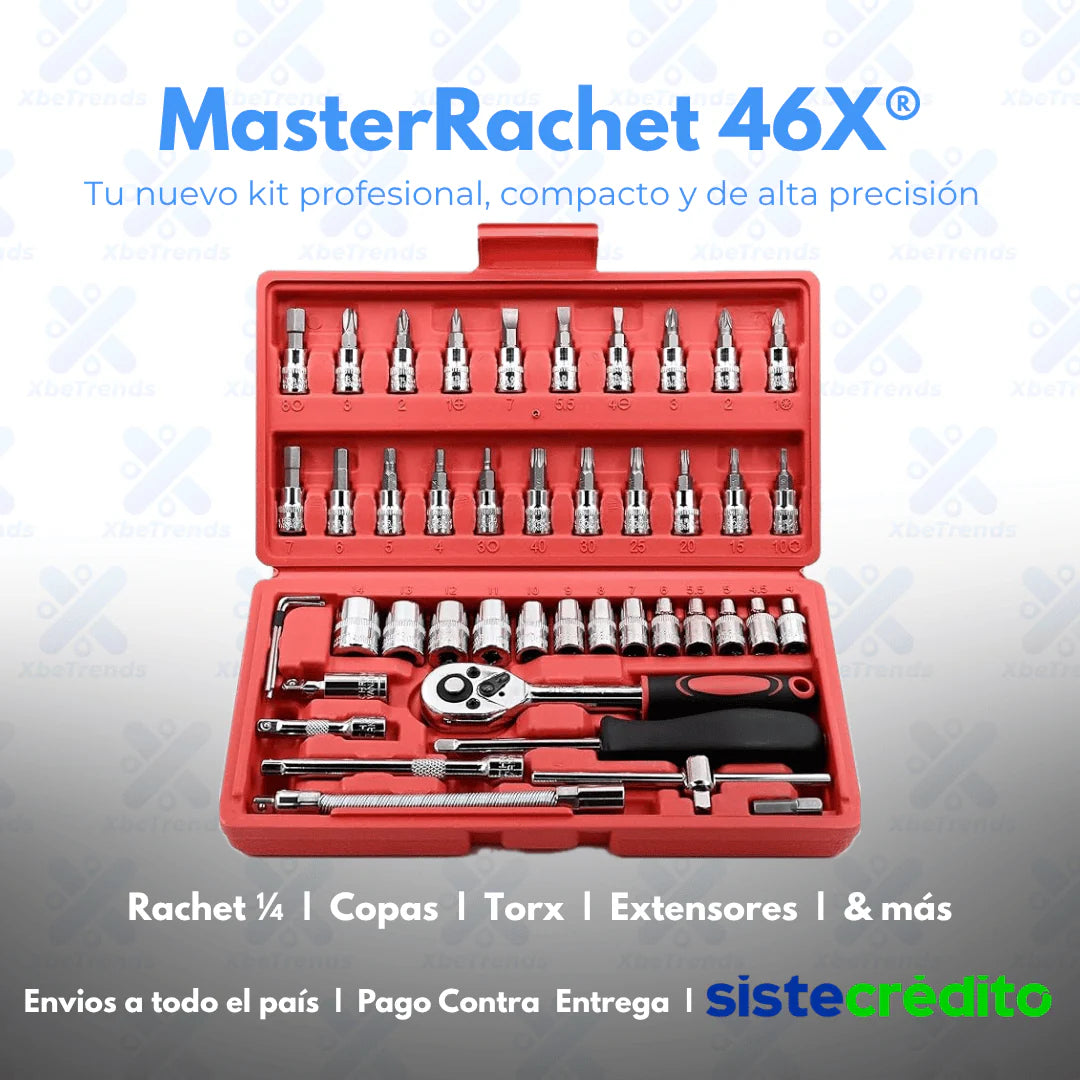 MasterRachet 46X® - Kit de Rachet 1/4