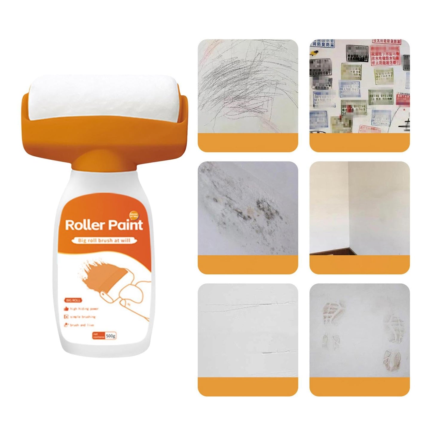 Rodillo Reparador de Pintura WallFix Pro – 500g