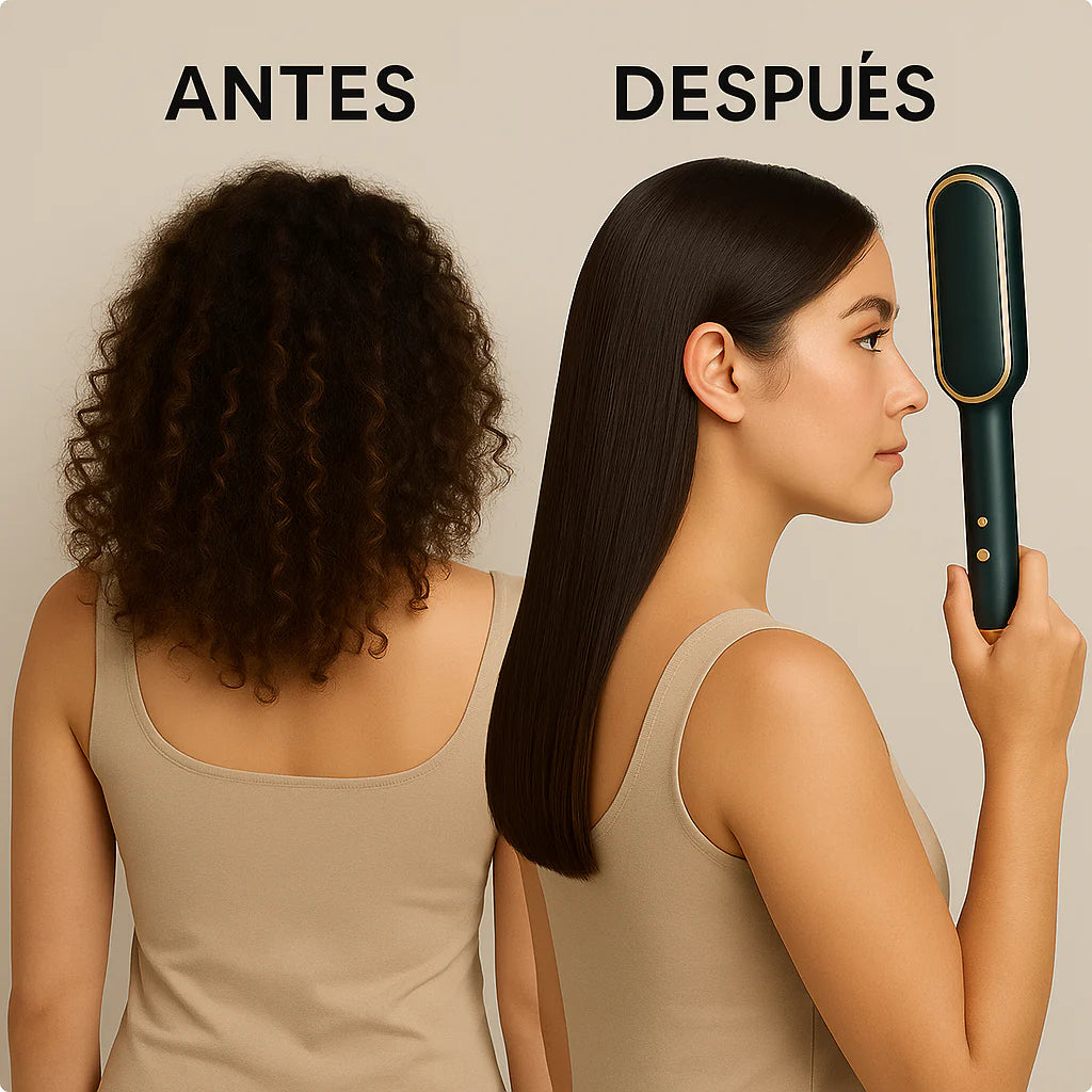 Cepillo Alisador 2 en 1 Glow Pro
