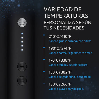 Cepillo Alisador 2 en 1 Glow Pro