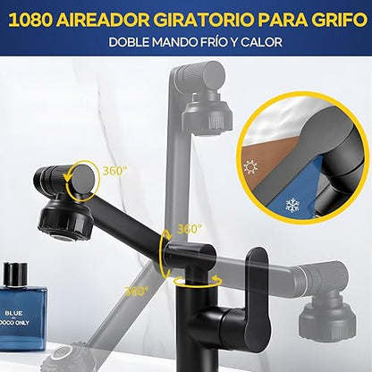 Grifo Giratorio Multifuncional WaterPro de 360°