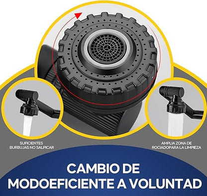 Grifo Giratorio Multifuncional WaterPro de 360°