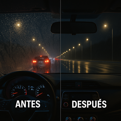 Limpiador de Película de Aceite para Vidrios de Autos