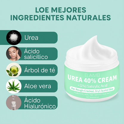 Crema Urea al 40% Piel suave y reparada al instante