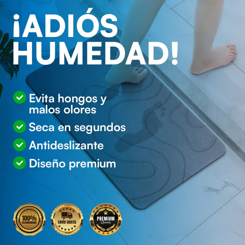 Tapete Diatomea Para Baño DryStone
