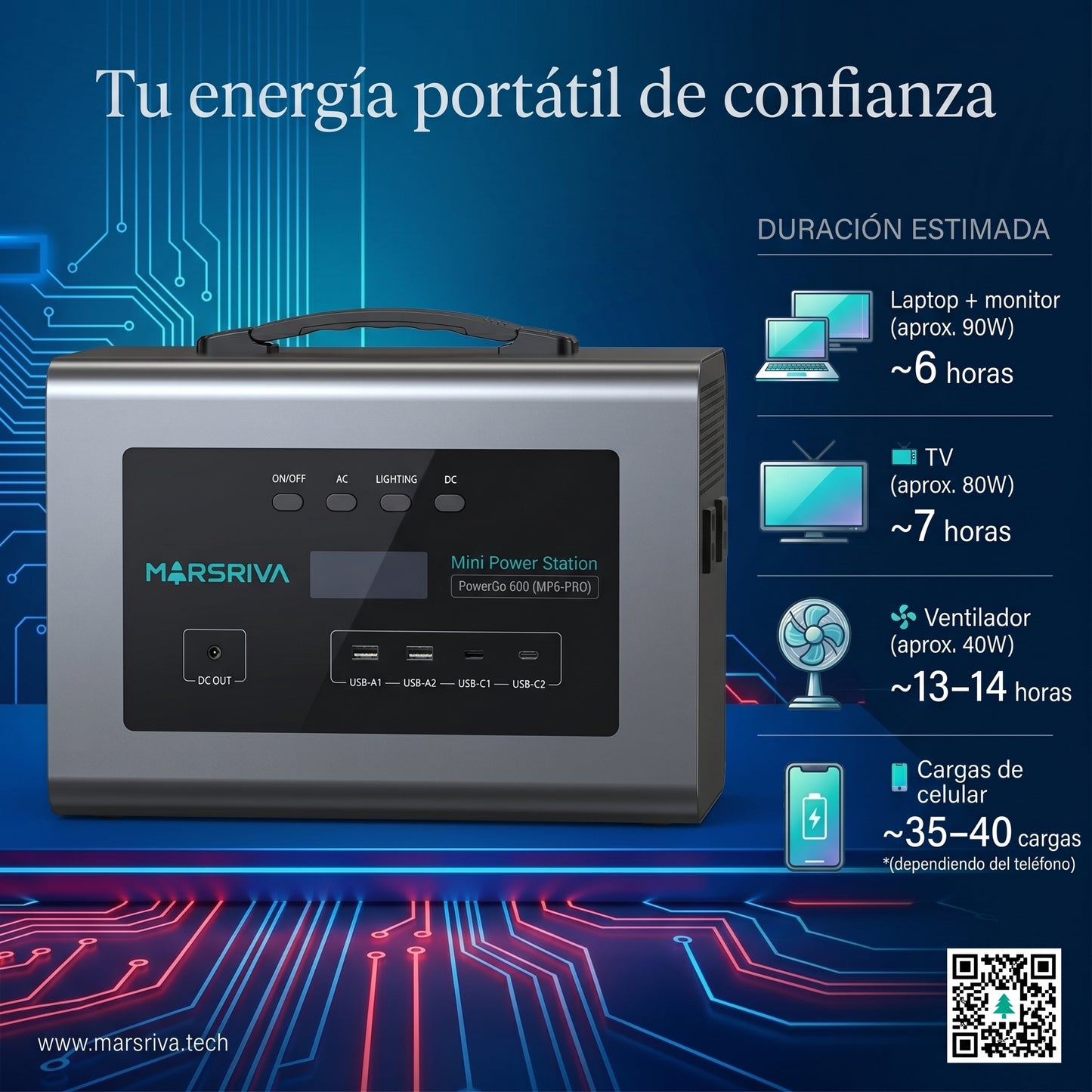 Estaciones Marsriva PowerGo