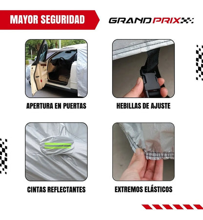Cubre Carro Grandprix Premium Impermeable - Talla XL