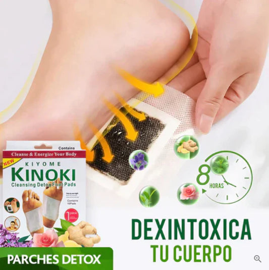 Parches Kinoki Para Pies Caja X 10